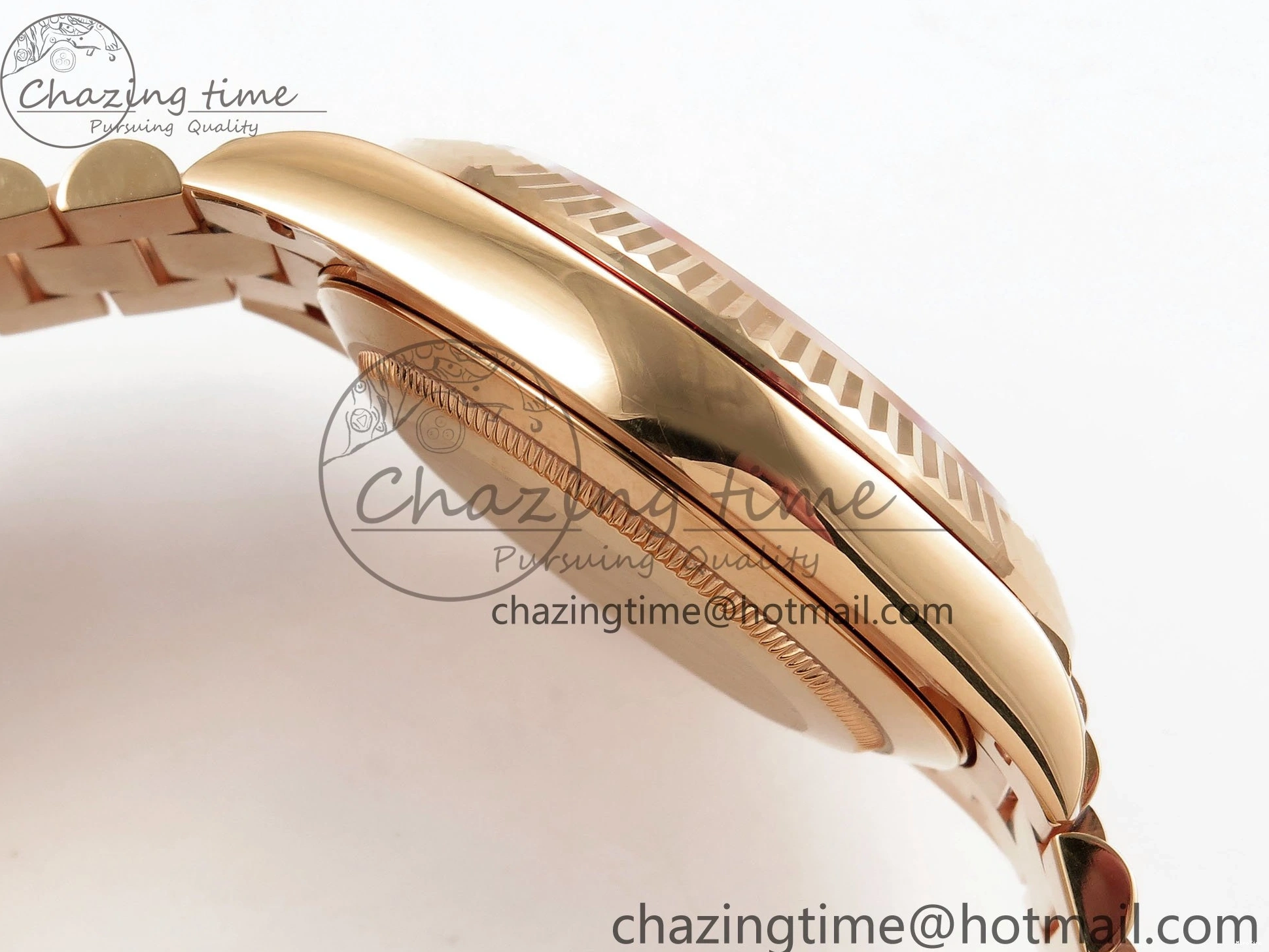 MiroTime 1228 Day Date 40 RG 228235 ARF 1:1 Best Edition Green Roman Dial on President Bracelet VR WrinkleFree 1509